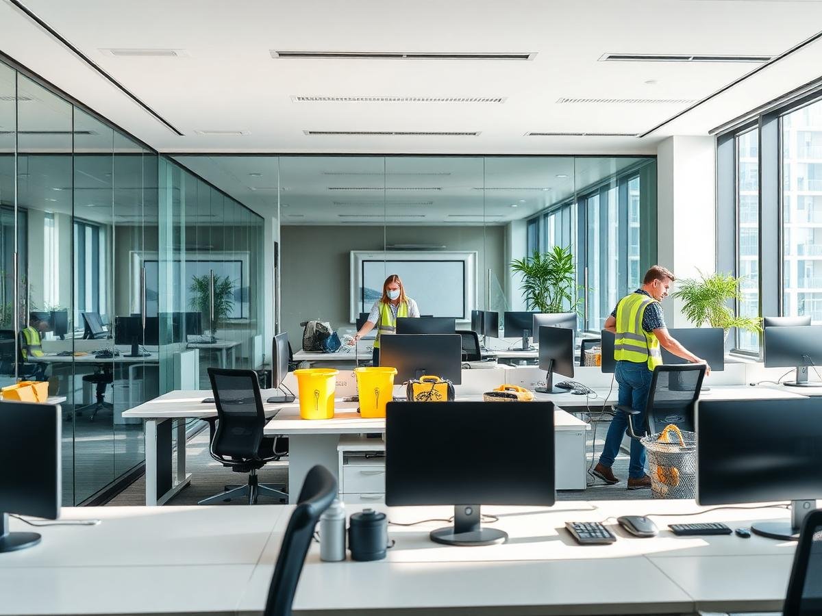 Commercial Cleaning by CVM in Dubai